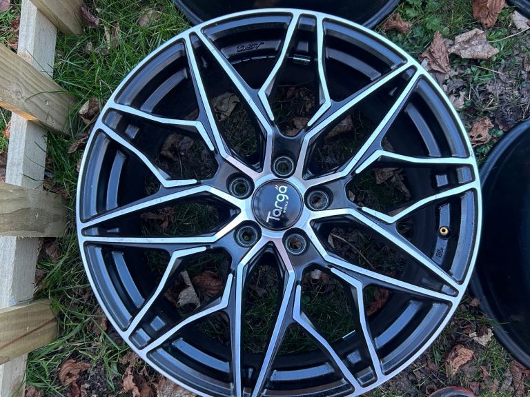 18 inch Targa TG6-FF Matt Black Machined rims 