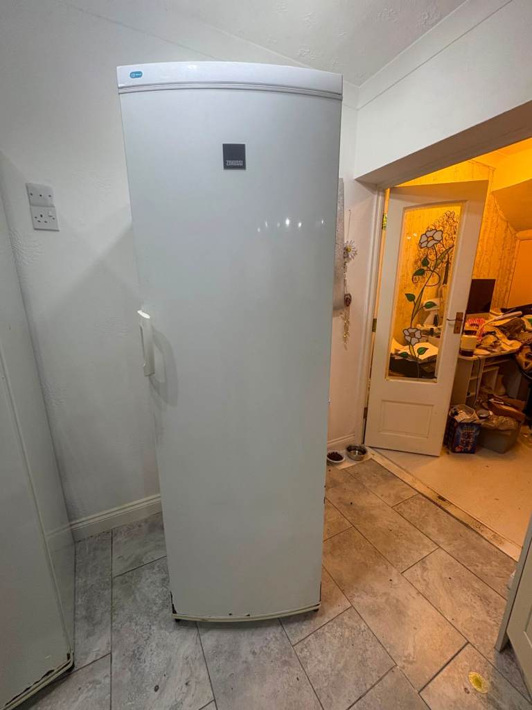White Freestanding Fridge – Good Condition