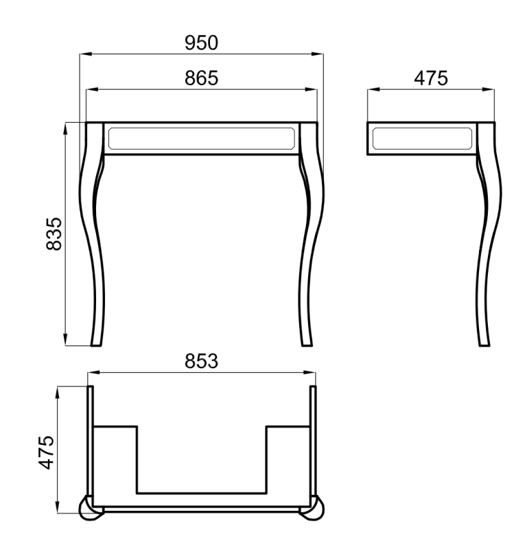 Porcelanosa Noken Basin Stand