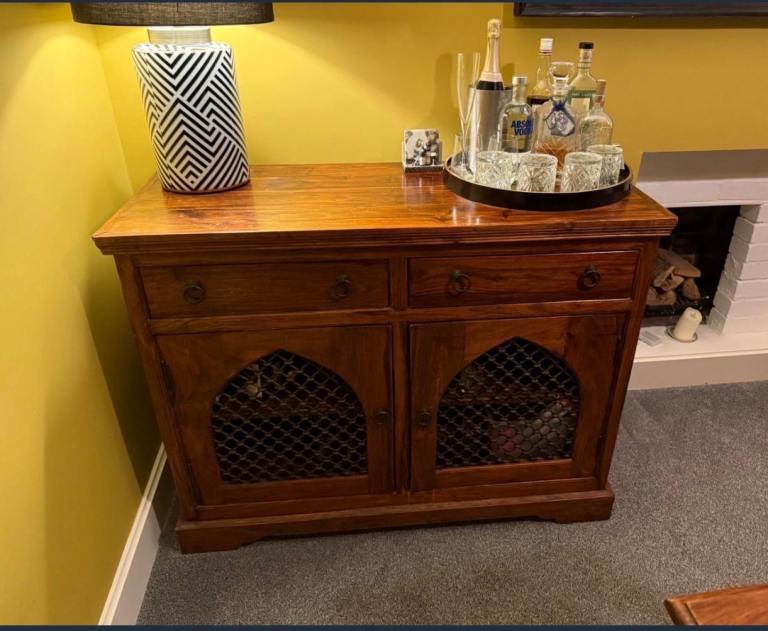 Solid wood sideboard x 2