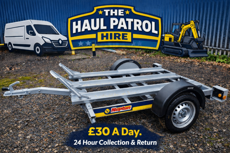 3 BIKE MOTORCYCLE TRAILER - FOR HIRE