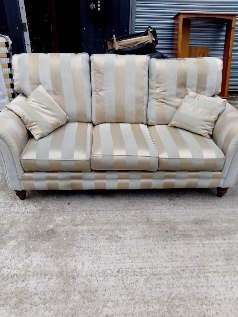 3 seater stripped sofa