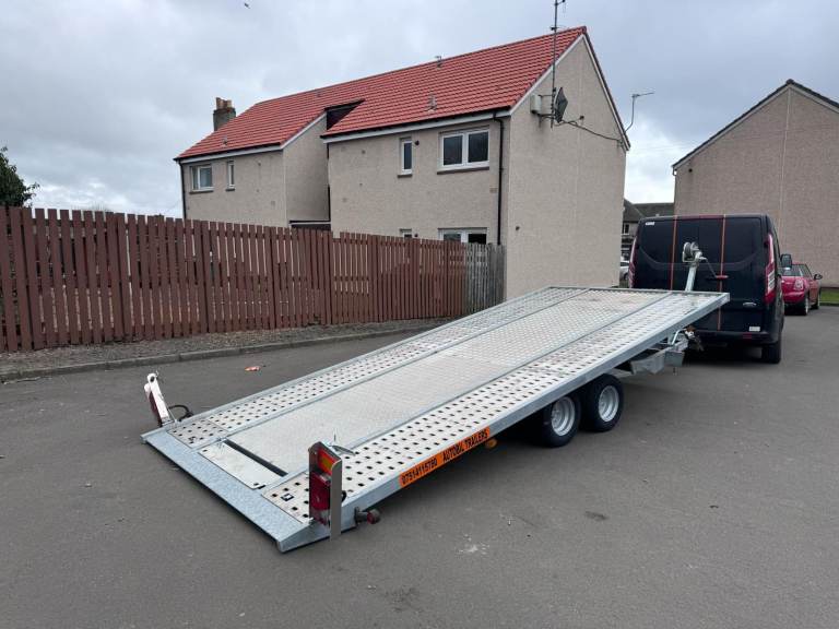 BRAND NEW NIEWIADOW SATURN TILT BED CAR TRANSPORTER 4,5M X 2,1M TWIN AXLE 2700KG