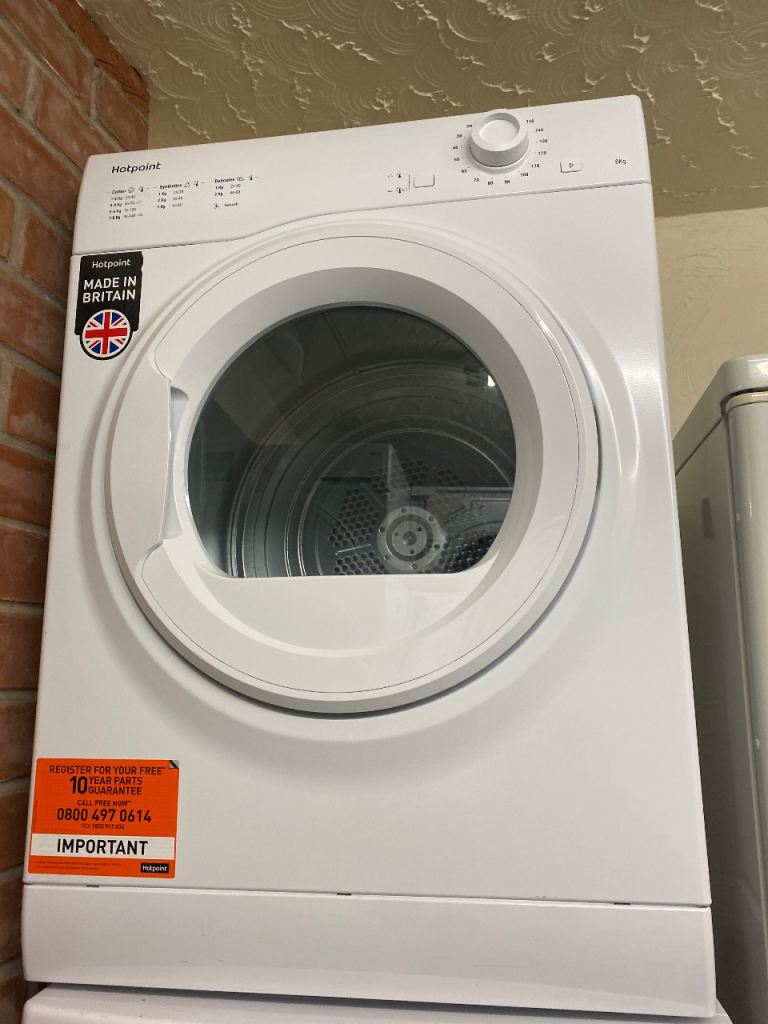 ✅🥶WHITE HOTPOINT EASY TO USE VENTED TUMBLE DRYER WE DO DELIVER