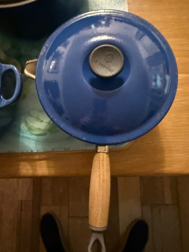 Vintage Le Creuset 10 Piece Cast Iron Cookware Set – Blue – Made in France 