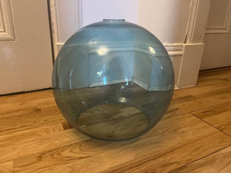 IKEA - JAKOBSBYN Blue Glass Pendant Lamp Shade