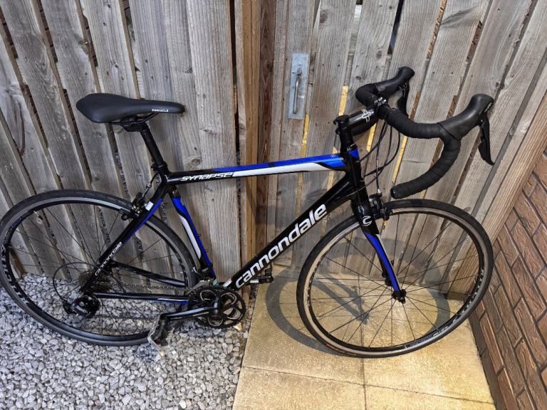 Cannondale Road Bike - Black and Blue, Good Condition