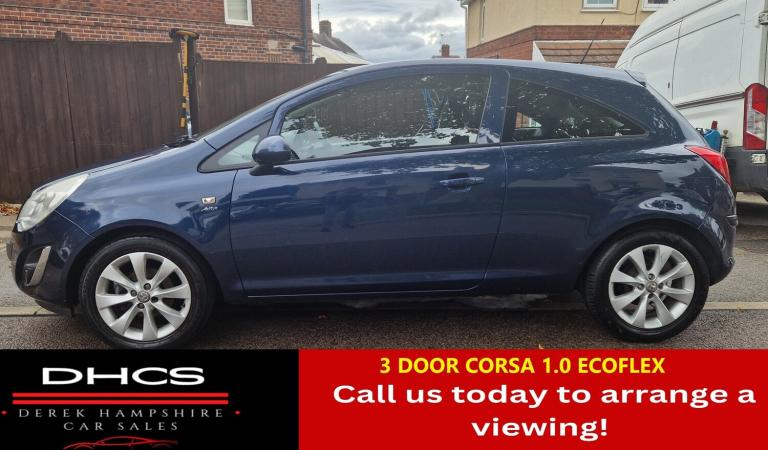 2012 Vauxhall Corsa 1.0 ecoFLEX Active 3dr [AC] HATCHBACK Petrol Manual