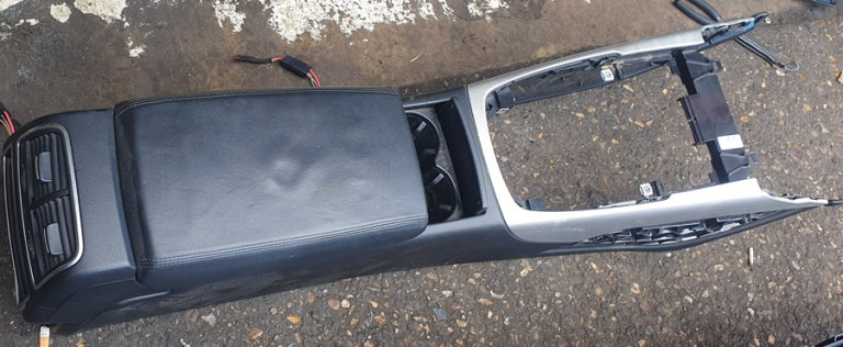 Audi A6 C7 Centre Console & Leather Arm Rest 2014