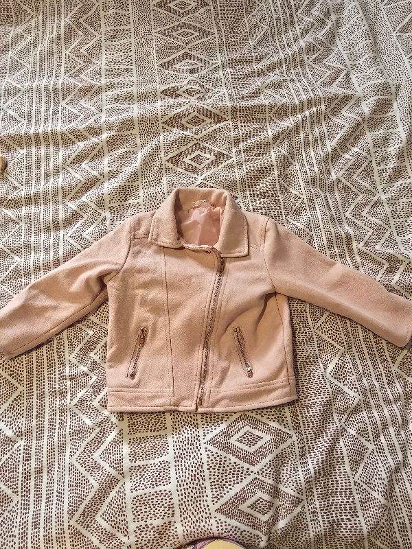 Kids' Jackets Bundle – Pink, Green, and Purple, Good Condition
