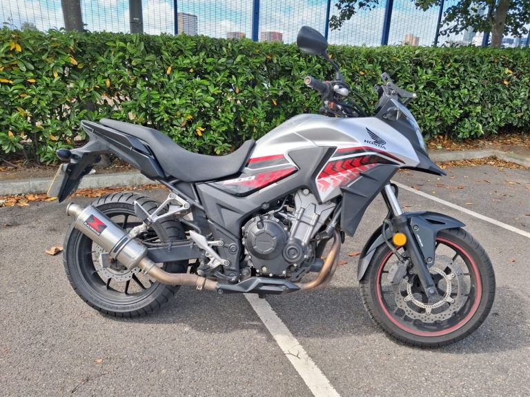 Honda, CB500X, 2018, 8k, HPI clear, Black Widow