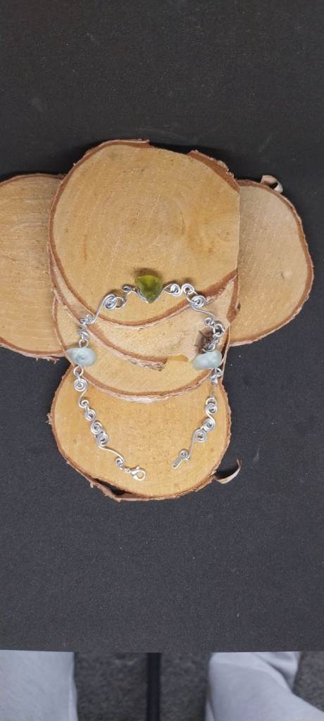 Seaglass bracelet 