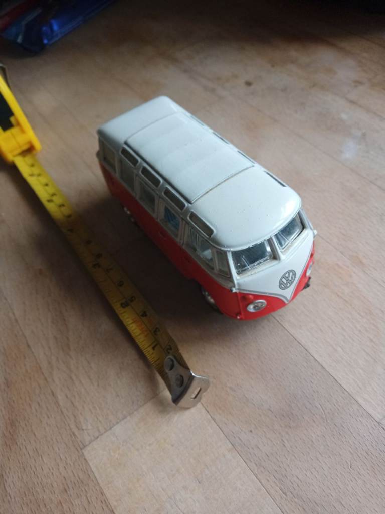 VW Camper Van Model Toy - Red and White