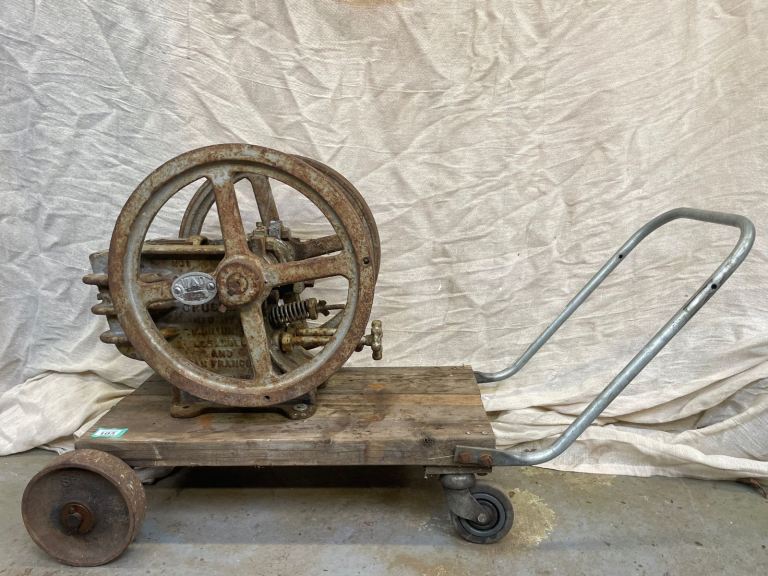 WW1 ex war department simplex no1 ore crusher suitable for steam engine or stationary engines