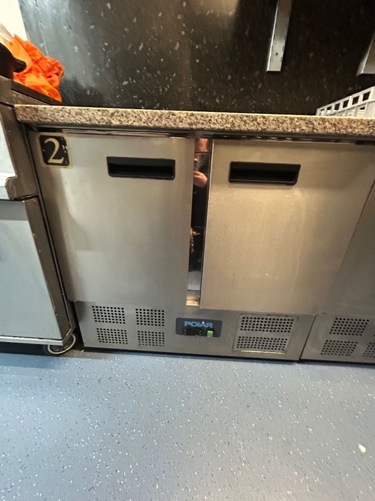 Polar marble top fridge 