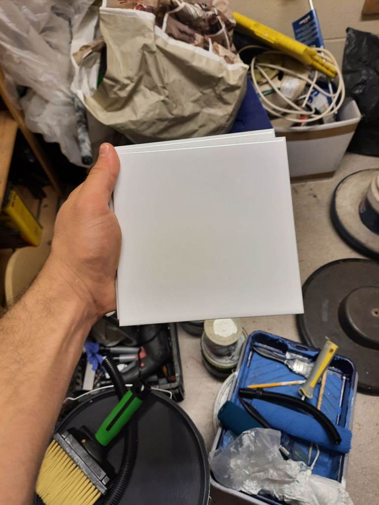 6inch x 6inch white ceramic tile 