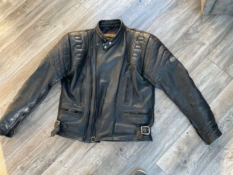 Motorcycle leather jacket & trousers
