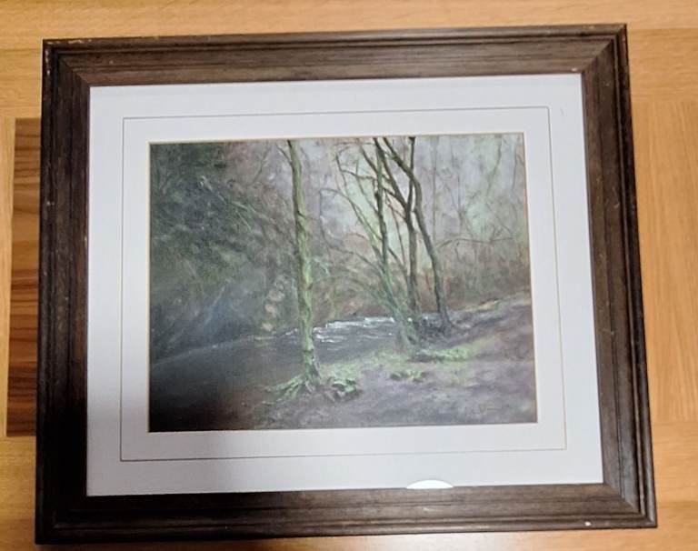 'Winter In Alyth Den' Perthshire, 1990, B Stewart (38cm*45cm)