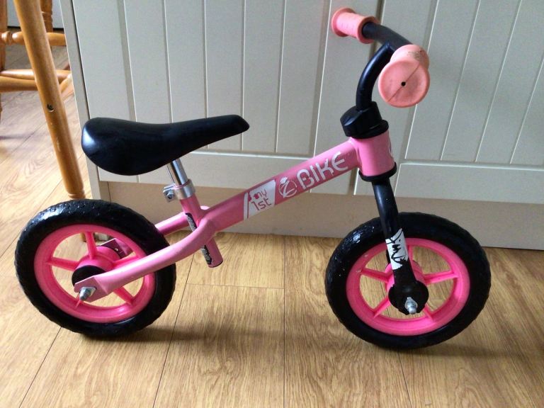 My First Pink Balance Bike.