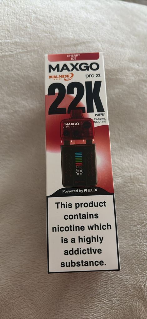 22k vapes cherry ice 