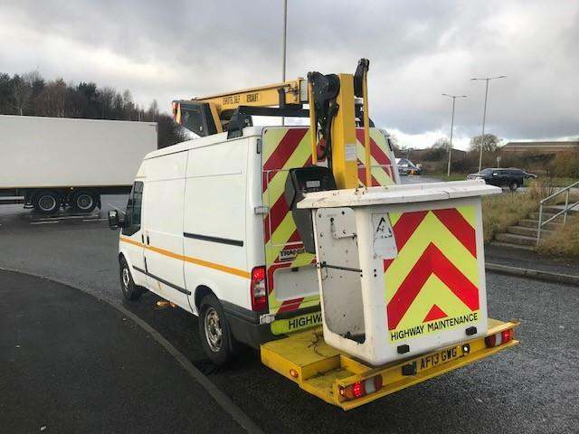 Ford Transit 2.2TDCi 350 MWB VERSA LIFT 36LF 13.5M CHERRY PICKER 3.5T £19950.00