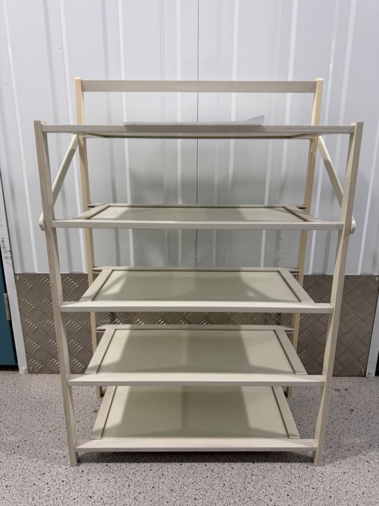 Wooden Folding Shelf Unit