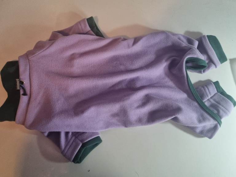 Pumyporeity Cat Spandex Polyester Body Suit Anti Overgrooming XL - Purple.