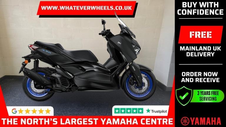 3 Years Free Servicing Yamaha X-Max 125cc Automatic Maxi Scooter