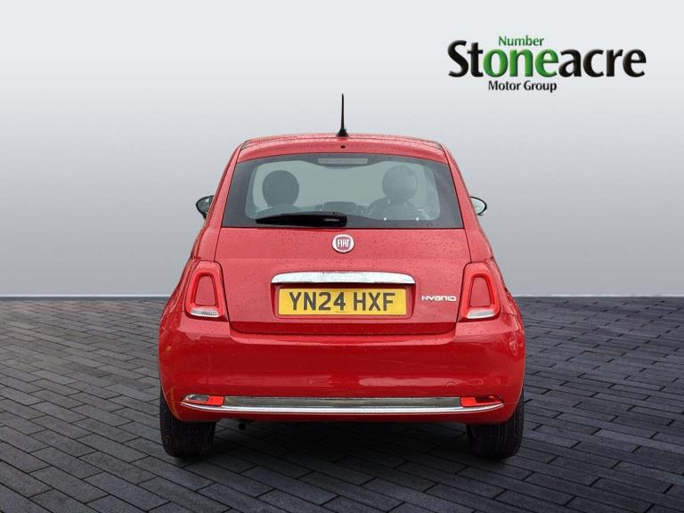 2024 Fiat 500 1.0 Mild Hybrid Red 3dr HATCHBACK PETROL Manual