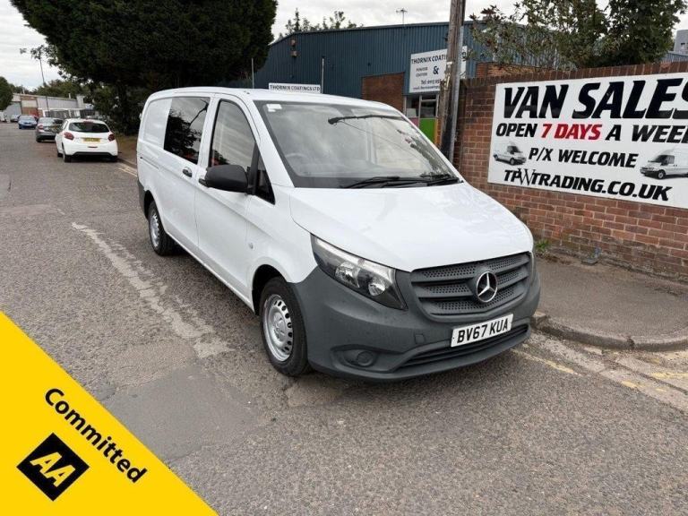 2017 67 MERCEDES-BENZ VITO 1.6 111 CDI PANEL VAN 6DR DIESEL MANUAL FWD L2 EURO 6