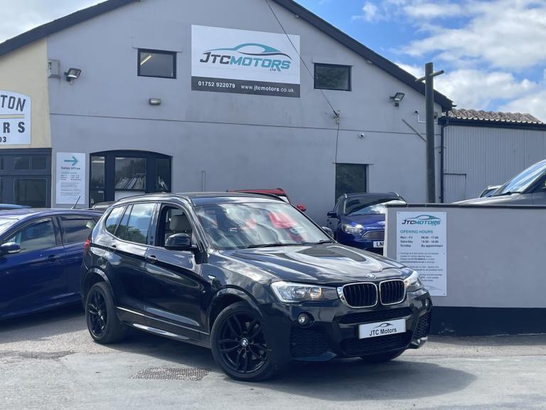 BMW X3 xDrive20d M Sport 5dr Step Auto, diesel, Black + Great Value 2015