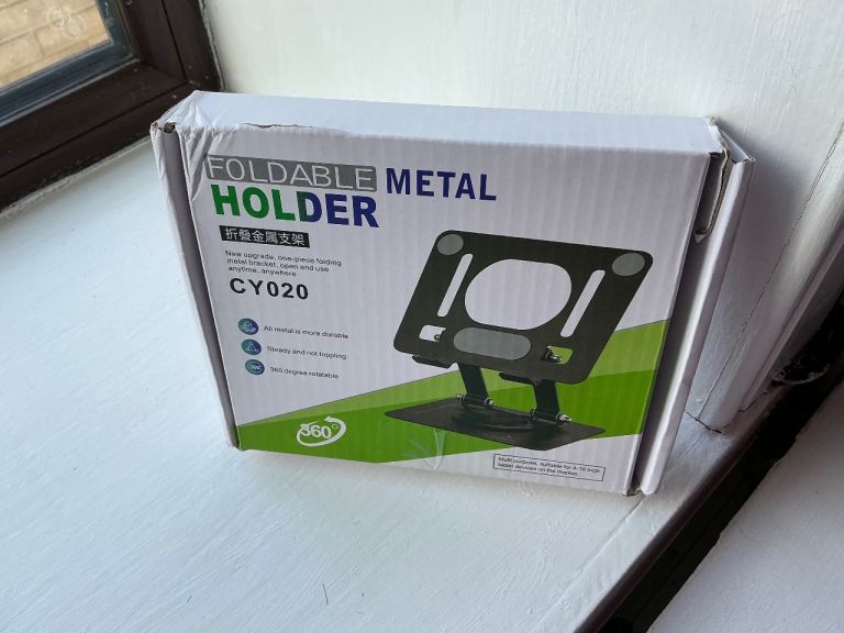 Metal tablet stand holder 