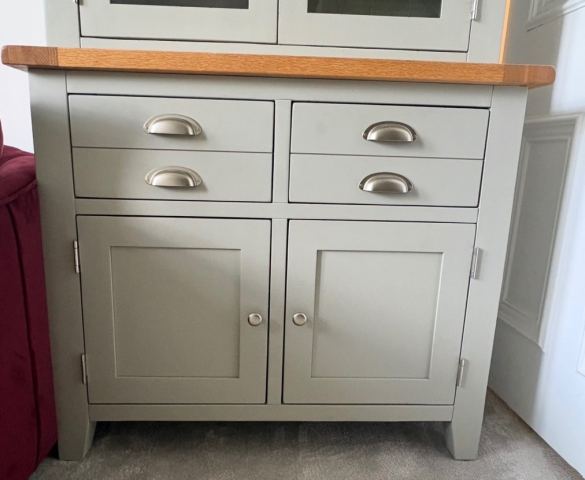 grey welsh dresser Large Vintage kitchen dresser – TarnLondon main image 1