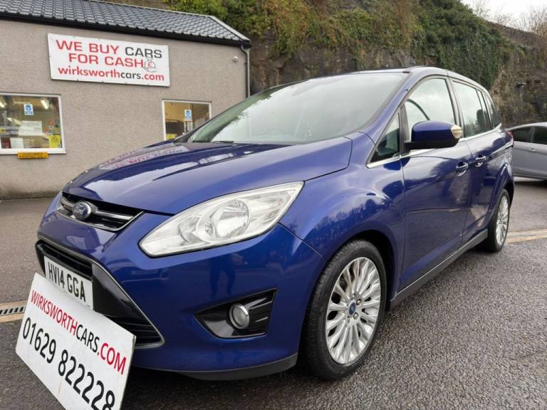 2014 14 FORD GRAND C-MAX 1.6 TDCI TITANIUM MPV 5DR DIESEL MANUAL EURO 5 *FSH*CAM