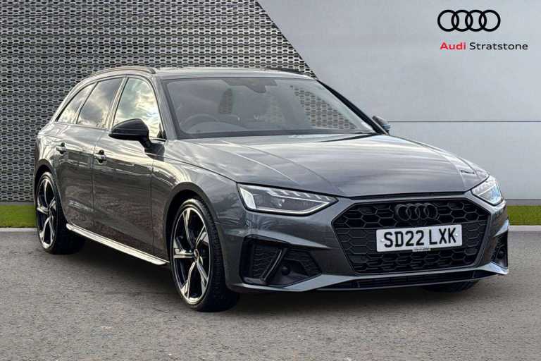 2022 Audi A4 35 TFSI Black Edition 5dr S Tronic [Comfort+Sound] Estate Petrol Automatic