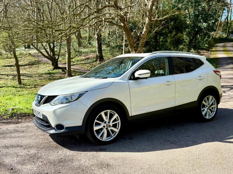 2016 NISSAN QASHQAI 1.6 DCI TEKNA 130 5DR PEARL WHITE HEATED LEATHER ULEZ DIESEL