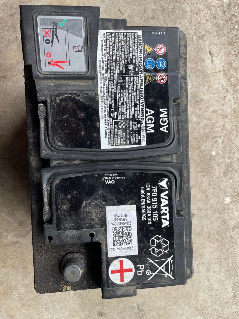 096 AGM Car battery 