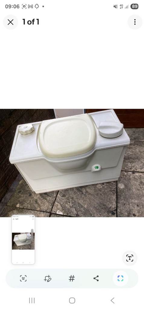 Caravan and camper toilets 