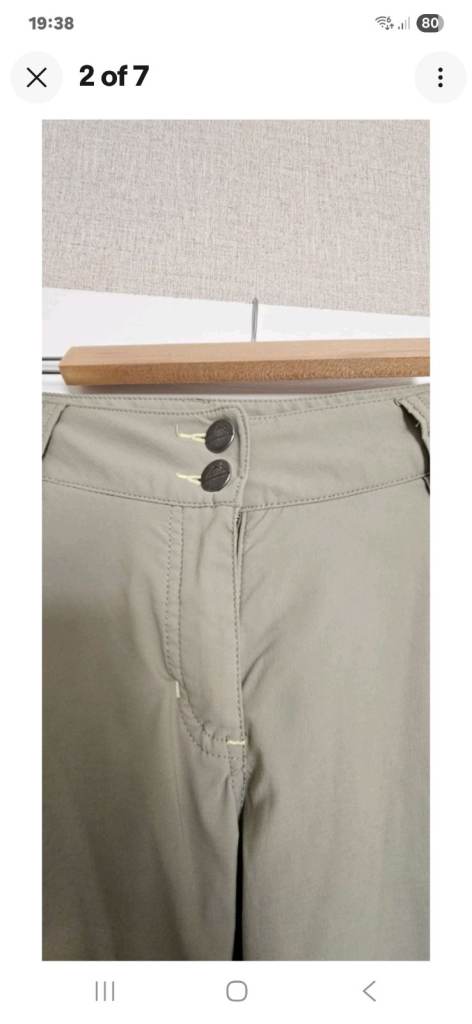 Crane Womens Size 12 Cargo Walking/outdoor Trousers