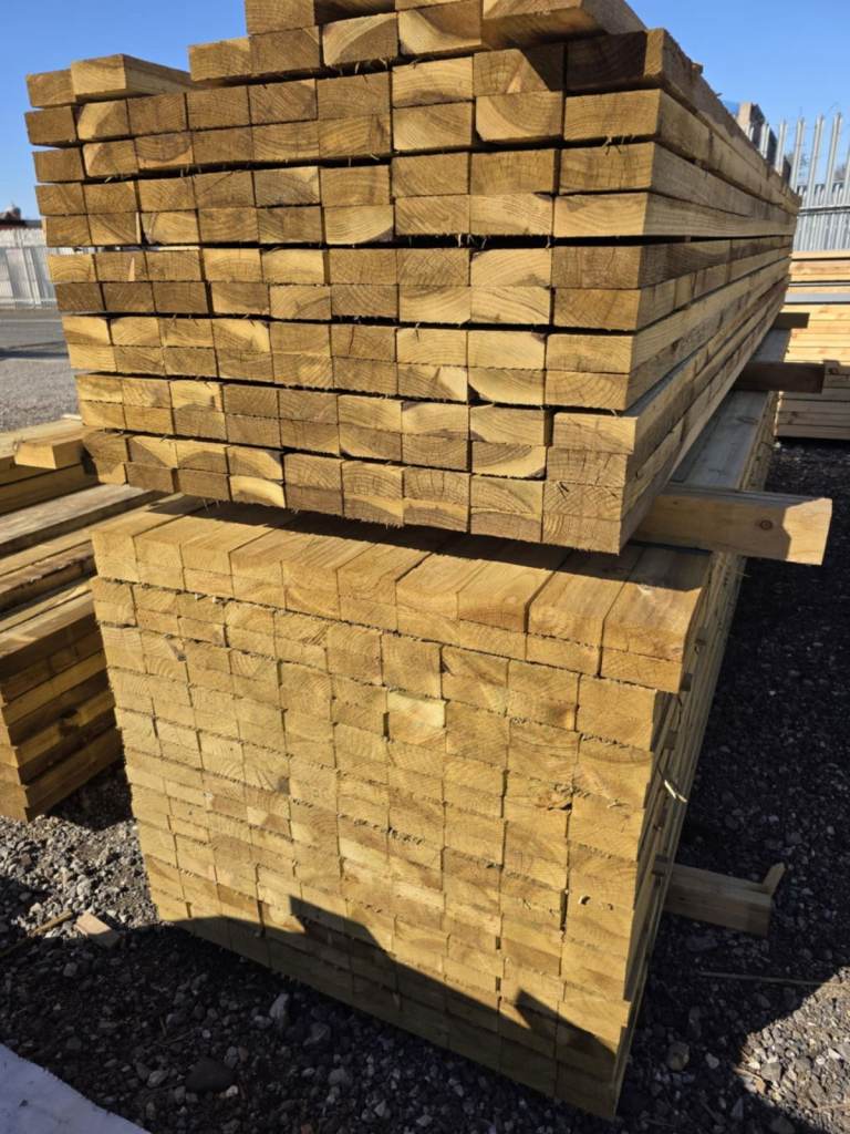 ❤️ 88x38MM TIMBER FENCE RAILS