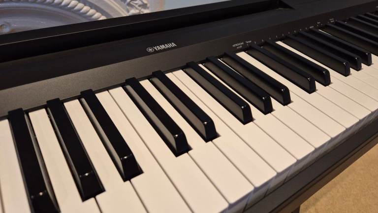 Yamaha P-145 Digital Piano with RockJam Z-Frame Heavy Duty Keyboard Stand