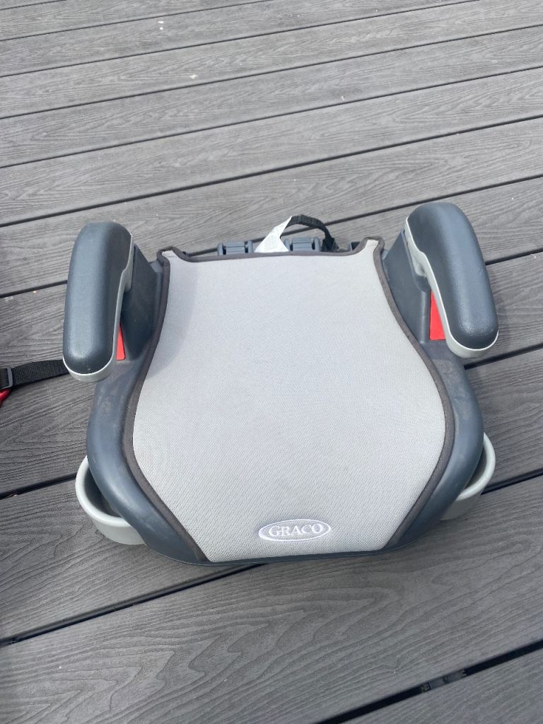 Graco Car Booster Seat - Grey and Black, Good Condition