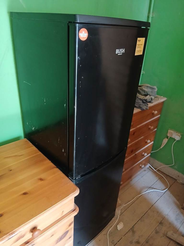 BUSH Fridge Freezer - Black