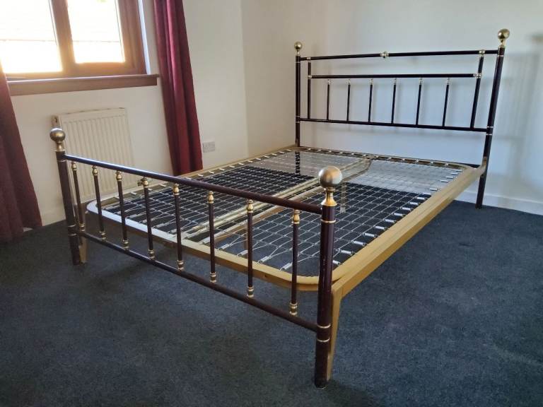 King-size bed frame