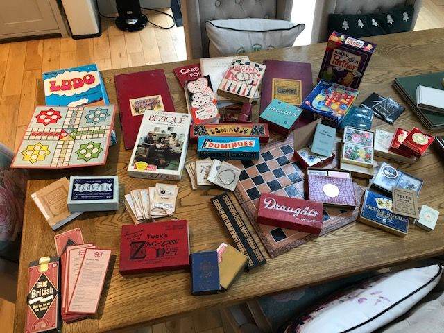 Collection of Vintage Board & Card Games