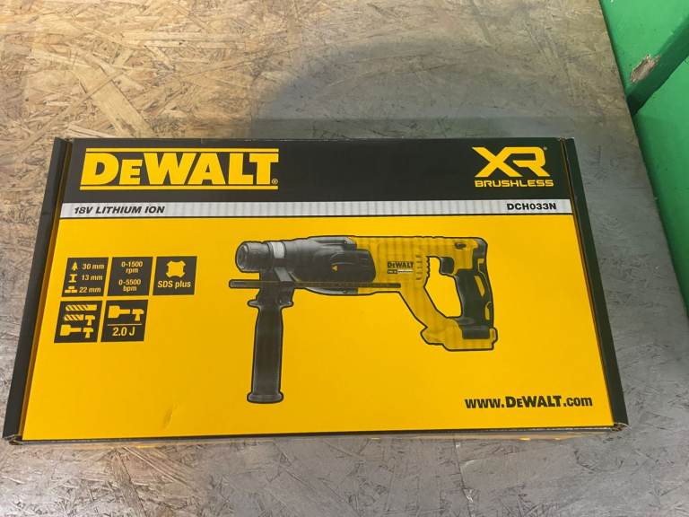 DeWalt DCH033N XR SDS+ Rotary Hammer Drill Body Only – New