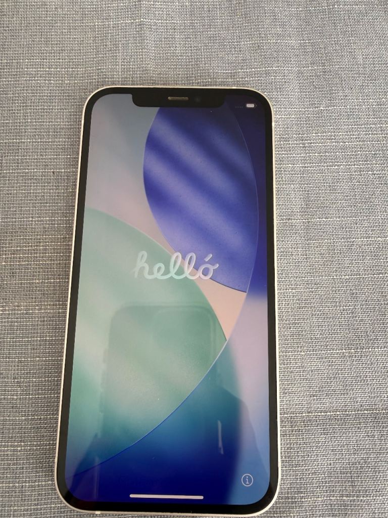 I phone 12 white 