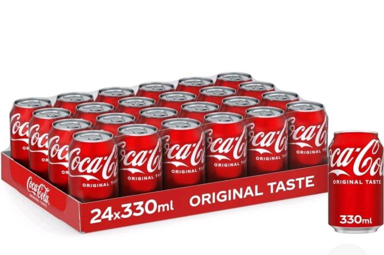 Coca Cola Original Taste Coke Pack of 24 x330ml Full Case - £10.99 Per Case/Pallet Prices