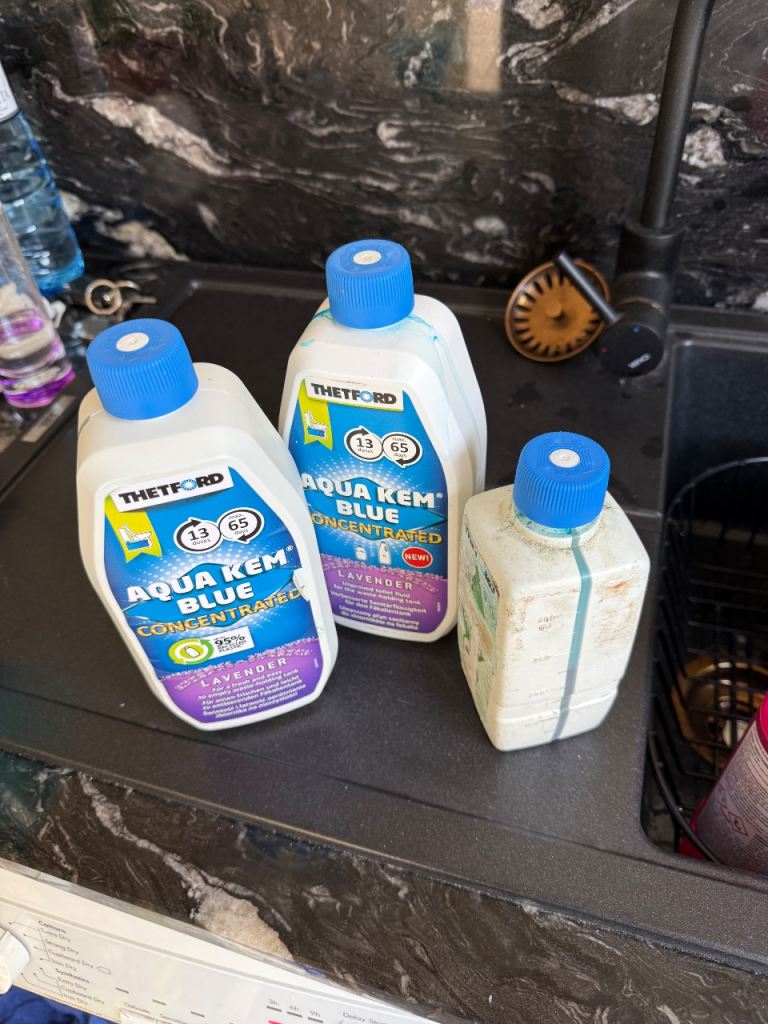 Chemical toilet chemicals 