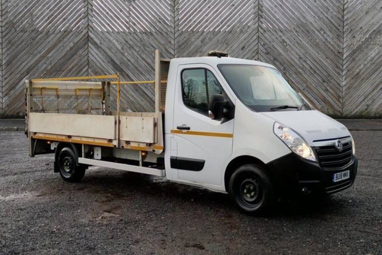 2018 Vauxhall Movano Dropside L3 LWB With Tail Lift Cdti Bi Turbo 130 PS FREE 3 YEAR WARRANTY CO ...